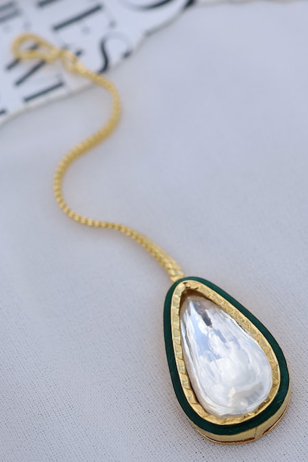 Paisley Pop Polki Maangtikka 