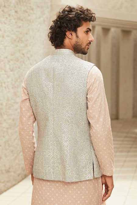 Matsya Heritage Pret Chanderi Kurta Set 