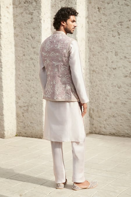 Matsya Pure Chanderi Straight Kurta Set 