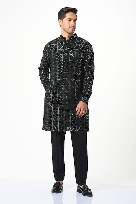 Taroob Chikankari & Sequin Work Kurta Set 