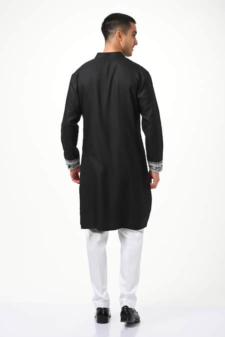 Taroob Silk Dori Embroidered Kurta Set 