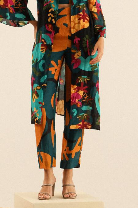 Buy Label Deepika Nagpal Magenta Handloom Cotton Round Neck, Collared Hannah Linen Jacket Pant Set Online at Aza Fashions Buy_Label Deepika Nagpal_Magenta Handloom Cotton Round Neck, Collared Hannah Linen Jacket Pant Set_Online_at_Aza_Fashions