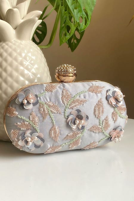 3d floral clutch discount bag