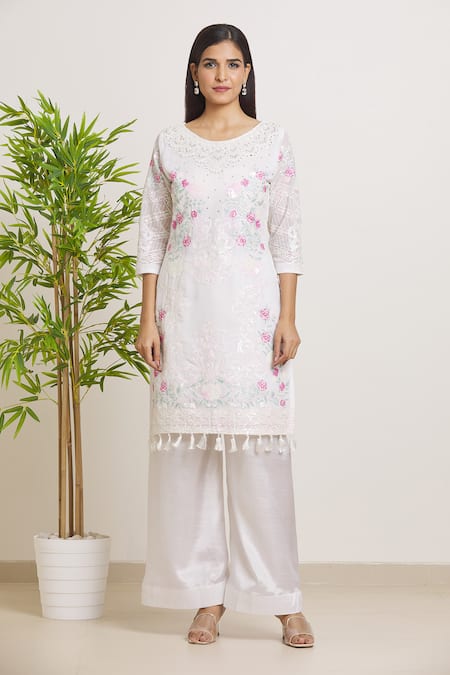 Embroidered Silk Pakistani Pants for Women Stylish Cigarette Trousers,  Indian-pakistani Fashion - Etsy