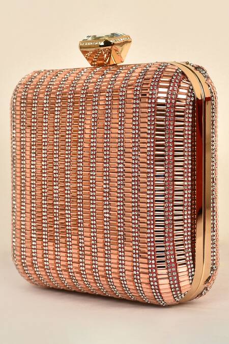 Buy_Alor Bags_Pink Crystals Regalia Embellished Clutch _Online_at_Aza_Fashions
