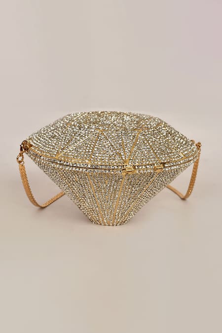 STYLISH DIAMOND LADIES PARTY PURSE | Novelty bags, Bags, Chain shoulder bag