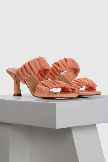 Peep toe high heels Peach Size 3/36 | eBay