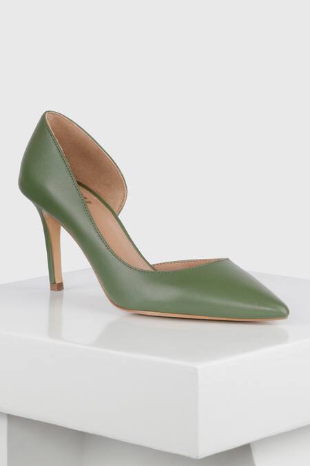Oroh Green Barcelona Pencil Pump Heels 