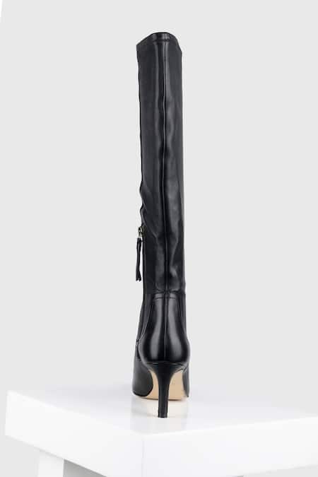 Buy Oroh Black Genuine Leather Long Boots Online at Aza Fashions Buy_Oroh_Black Genuine Leather Long Boots _Online_at_Aza_Fashions