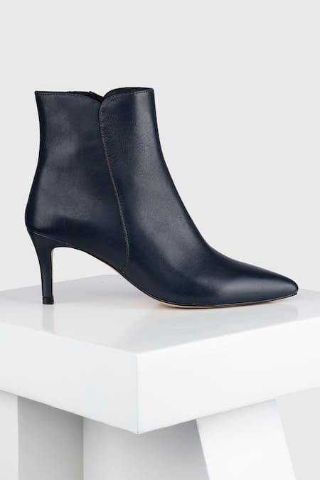 Oroh Blue Carmona Leather Pointed Toe Ankle Boot Online at Aza Fashions Oroh_Blue Carmona Leather Pointed Toe Ankle Boot _Online_at_Aza_Fashions