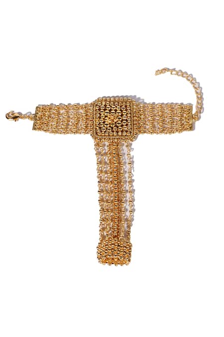 Vaidaan Alani Pearl Embellished Hathphool 