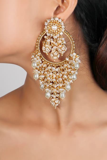 Vaidaan Madani Embroidered Earrings 