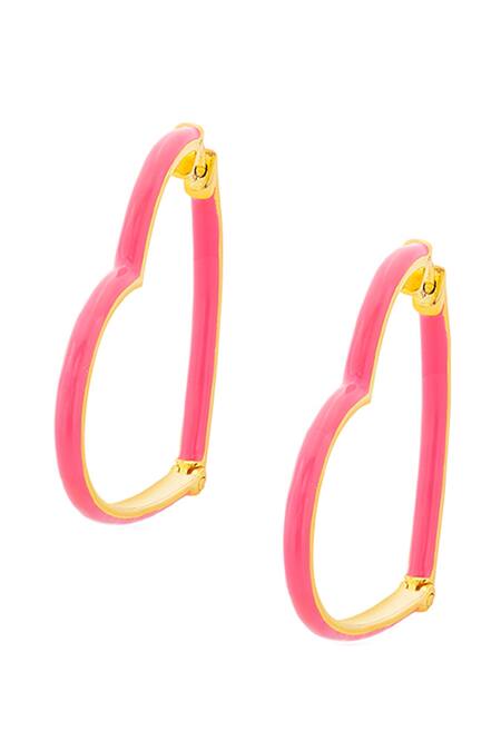 Flipkart.com - Buy Prodealnet Red Heart shaped earing/ Stylish Earrings for  women. Stylish Jewellery heart Shape , Fancy Party Wear Earrings for Women  and Girls. Soft material heart shape Earing With Diamond