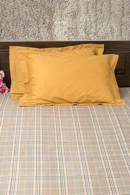 H2H Gingham Print Bedsheet Set 