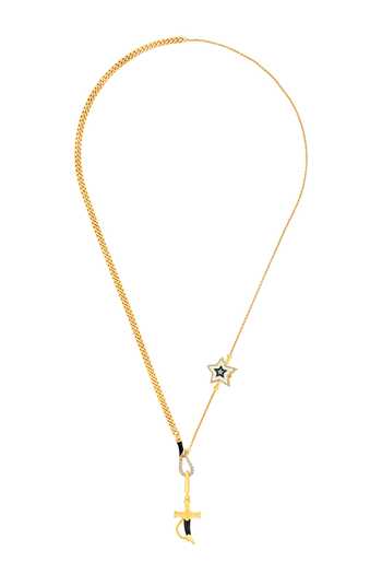 Buy Isharya Gold Plated Gilt Hook And Bar Necklace at Aza Fashions Buy_Isharya_Gold Plated Gilt Hook And Bar Necklace_at_Aza_Fashions