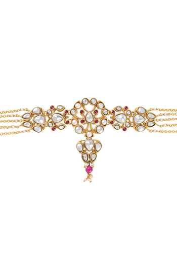 Buy Tribe Amrapali Gold Plated Amira Mughal Stone Studded Choker Online at Aza Fashions Buy_Tribe Amrapali_Gold Plated Amira Mughal Stone Studded Choker _Online_at_Aza_Fashions