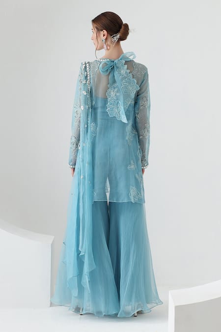 Mehak Talreja Couturre Embellished Kurta Sharara Set 