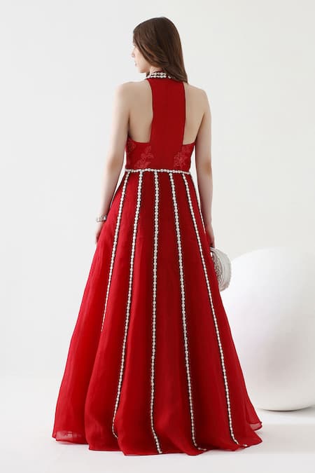 Mehak Talreja Couturre Pearl Embellished Anarkali 