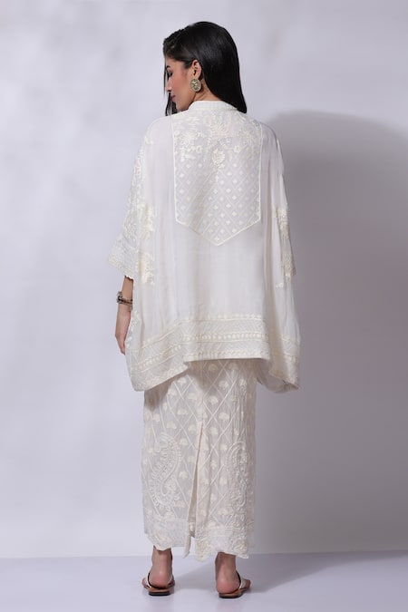 Sonali Gupta Aari Embroidered Top & Skirt Set 