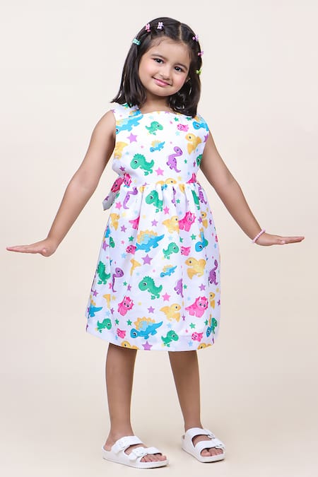 Wildflowers girls 2024 dress dinosaur size 4