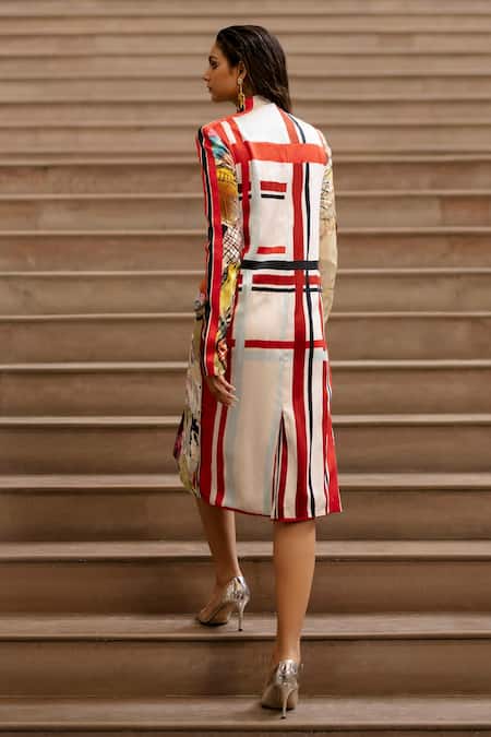 AK-OK Cotton Thread Embroidered Jacket 