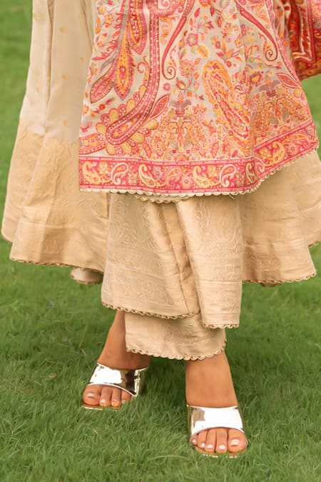 Safaa Ivory Velour, Viscose, Velvet Embroidery, Gulsar Woven Anarkali Set With Dupatta Online at Aza Fashions Safaa_Ivory Velour, Viscose, Velvet Embroidery, Gulsar Woven Anarkali Set With Dupatta _Online_at_Aza_Fashions