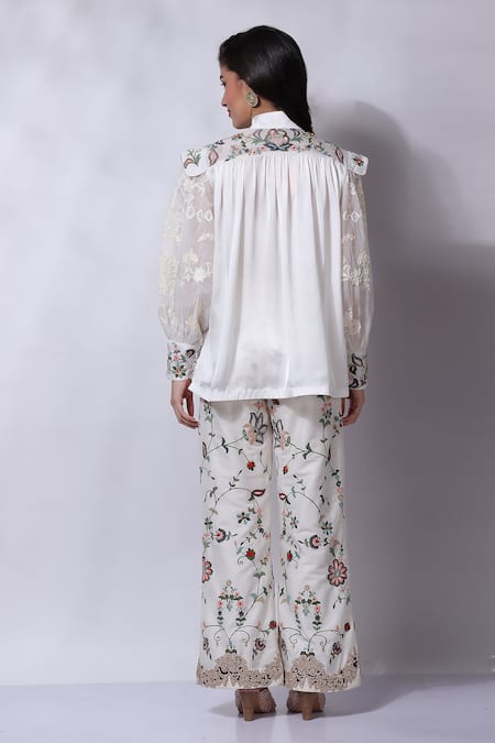 Sonali Gupta Embroidered Shirt & Pant Set 