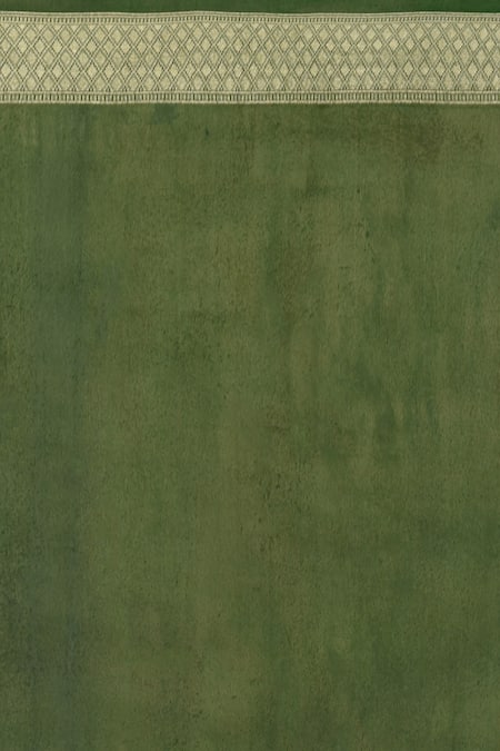 Naaritva India_Purple Handloom Cotton, Silk Zari Handwoven Banarasi Saree With Running Blouse _Online_at_Aza_Fashions