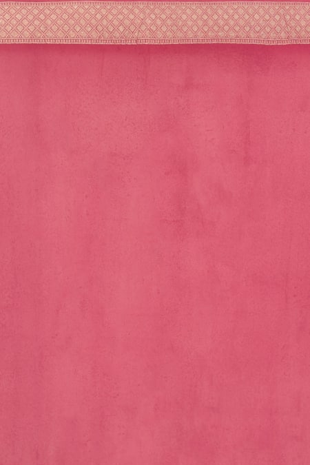 Naaritva India_Green Handloom Cotton, Silk Zari Jaal Pattern Banarasi Saree With Running Blouse _Online_at_Aza_Fashions