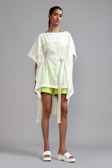 MATI Fringe Edge Kaftan & Shorts Set 