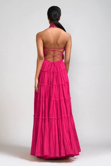 MATI_1 Backless Tiered Gown 