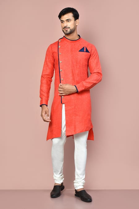 Arihant Rai Sinha Cotton Asymmetric Kurta 