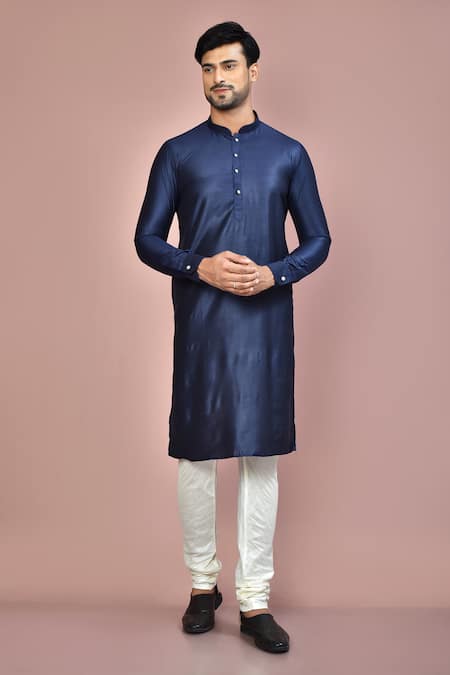 Arihant Rai Sinha Cotton Silk Plain Kurta Set 