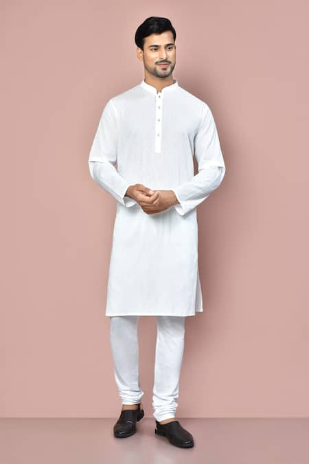 Arihant Rai Sinha Overlapped Squares Pattern Kurta Set 