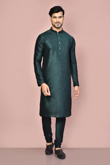 Arihant Rai Sinha Dupion Art Silk Plain Kurta Set 