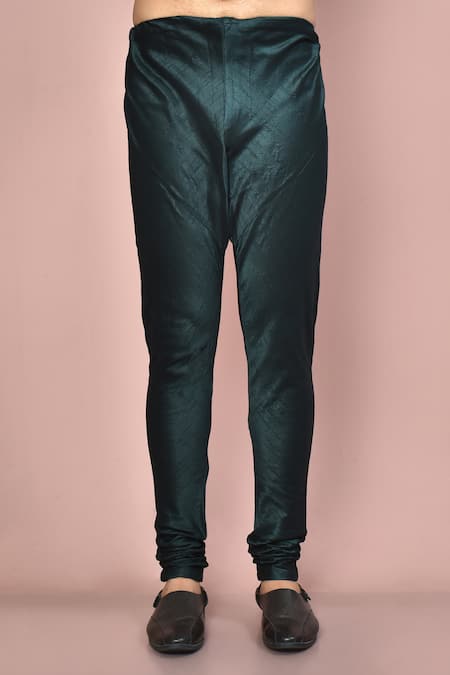 Arihant Rai Sinha Green Silk, Denim Dupion Art Plain Kurta Set Online at Aza Fashions Arihant Rai Sinha_Green Silk, Denim Dupion Art Plain Kurta Set _Online_at_Aza_Fashions