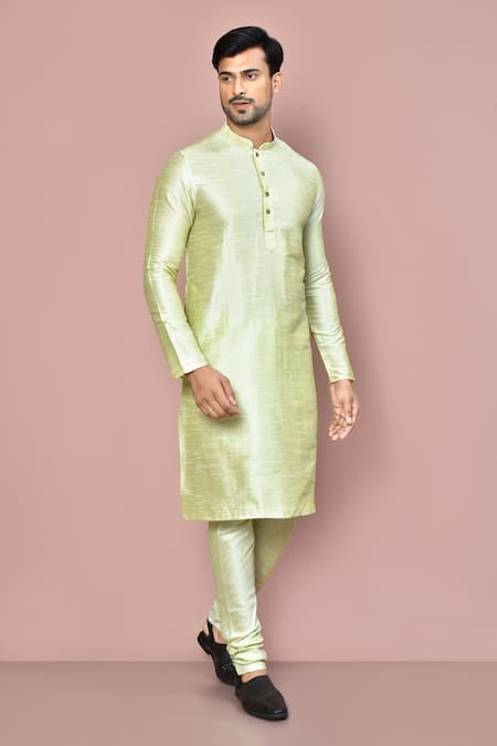 Arihant Rai Sinha Dupion Art Silk Solid Kurta Set 