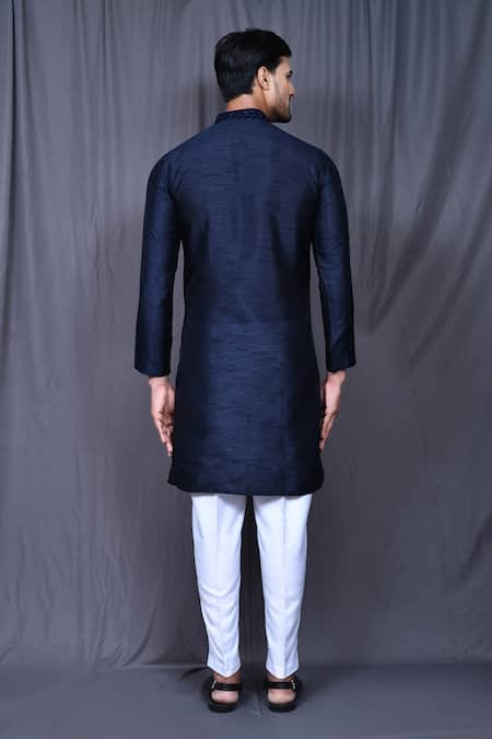 Arihant Rai Sinha Collar Embroidered Kurta & Pant Set 