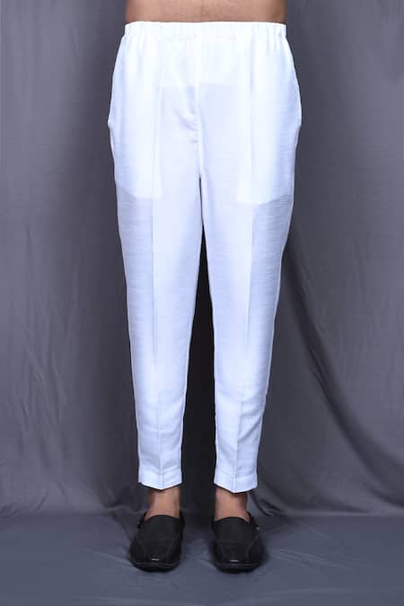 Arihant Rai Sinha Blue Silk Sequins Collar Embroidered Kurta And Pant Set Online at Aza Fashions Arihant Rai Sinha_Blue Silk Sequins Collar Embroidered Kurta And Pant Set _Online_at_Aza_Fashions