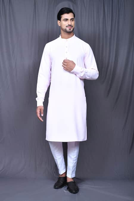 Aryavir Malhotra Solid Kurta & Pant Set 