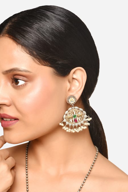 Raga Baubles Vintage Antler Pendant Necklace Set 