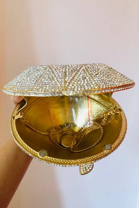 Iridescent Diamond Bag | Diamond Shape Purse | Bride to Be Essential –  BeEverthine