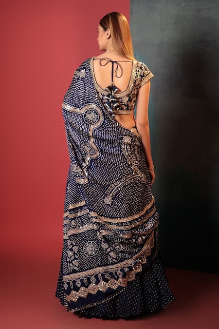 Bandhani Silk Bandhani Pattern Lehenga Set 