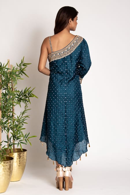 Bandhani Silk Bandhani Pattern Tunic 