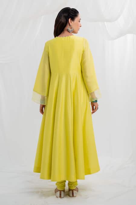 Rashi Jain Afreen Embroidered Anarkali Pant Set 