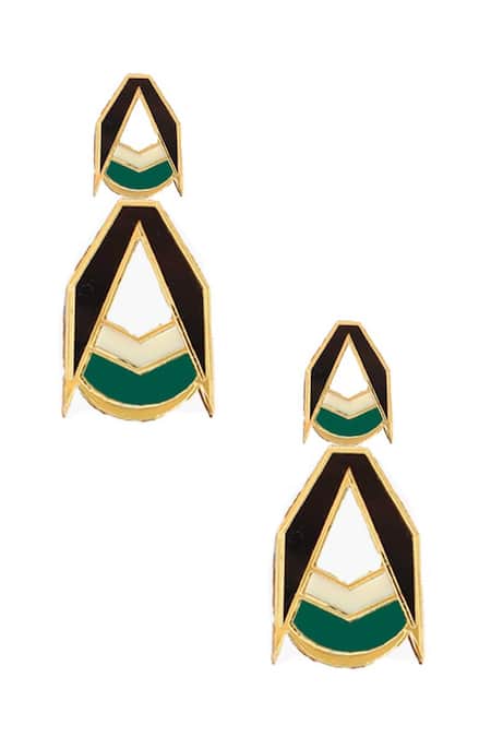 Prachi Gupta Acrylic Drop Earrings 