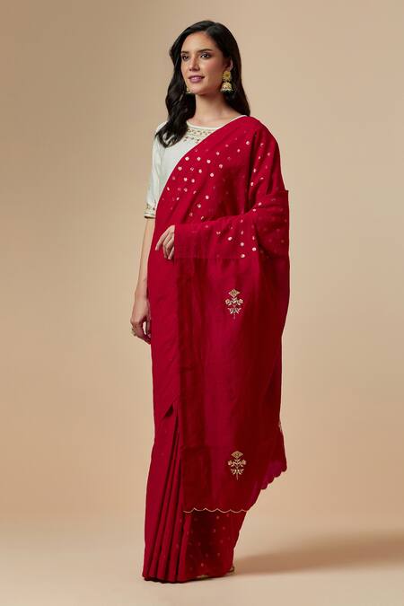 Shop Red designer Saree Blouses for Women Online | Aza Fashions