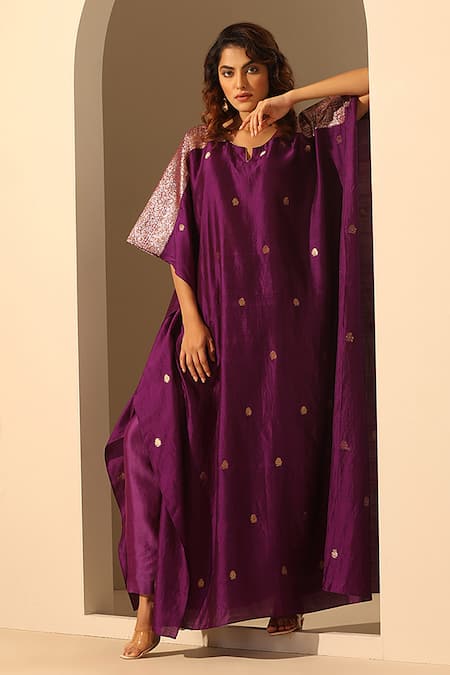 Weaver Story Sequins Work Kaftan 