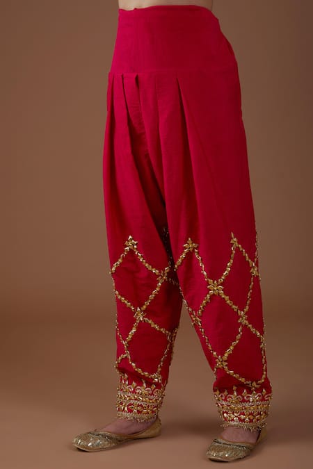 Buy Preeti S Kapoor Orange Silk, Organza Gota Patti, Pearls, Sequins, Hand A-line Kurta Salwar Set Online at Aza Fashions Buy_Preeti S Kapoor_Orange Silk, Organza Gota Patti, Pearls, Sequins, Hand A-line Kurta Salwar Set _Online_at_Aza_Fashions