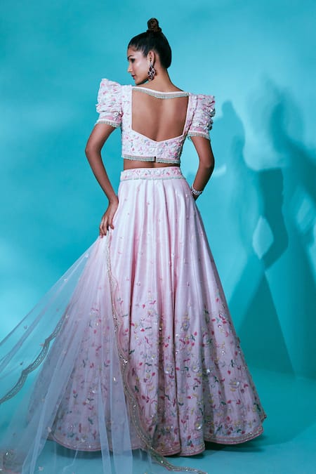 Nayantaara The Blossom Fairytale Embroidered Bridal Lehenga Set 